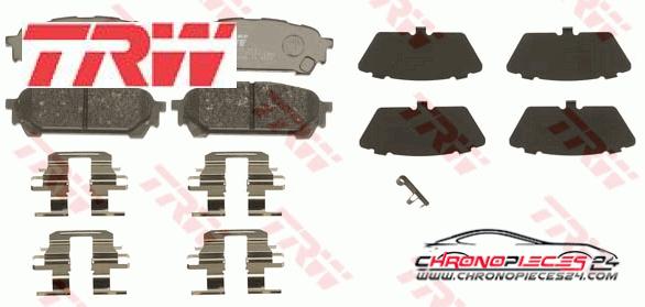 Achat de TRW GDB3395 Kit de plaquettes de frein, frein à disque pas chères