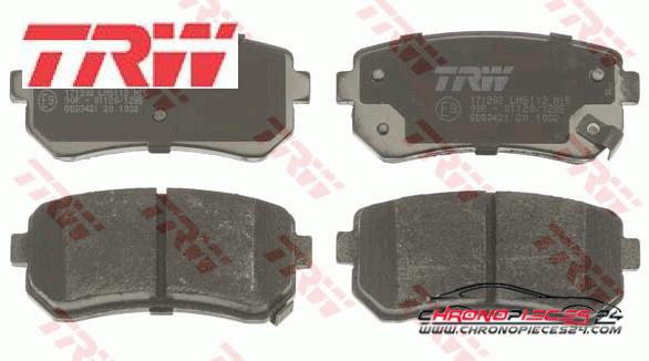 Achat de TRW GDB3421 Kit de plaquettes de frein, frein à disque pas chères