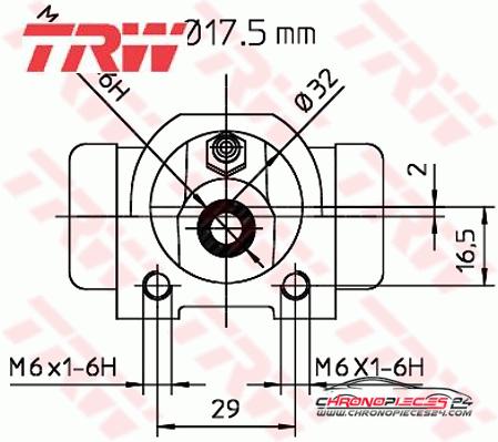 Achat de TRW BWC227 Cylindre de roue pas chères