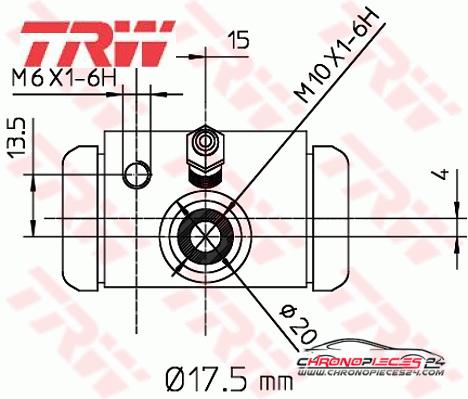 Achat de TRW BWC243 Cylindre de roue pas chères