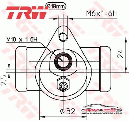 Achat de TRW BWD122 Cylindre de roue pas chères