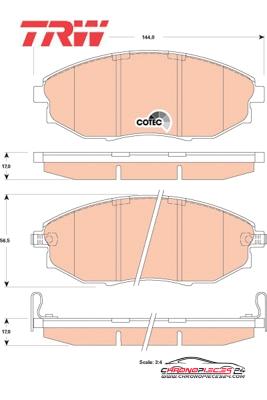 Achat de TRW GDB4179 Kit de plaquettes de frein, frein à disque pas chères