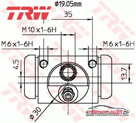 Achat de TRW BWD314 Cylindre de roue pas chères