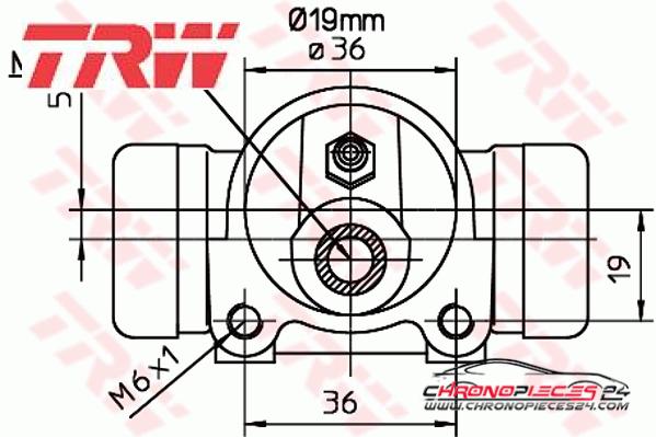 Achat de TRW BWD326 Cylindre de roue pas chères