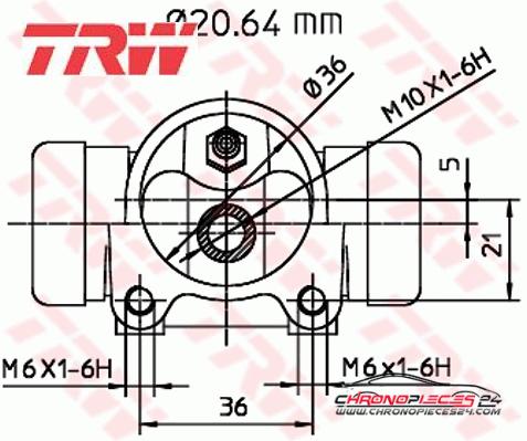 Achat de TRW BWF112 Cylindre de roue pas chères