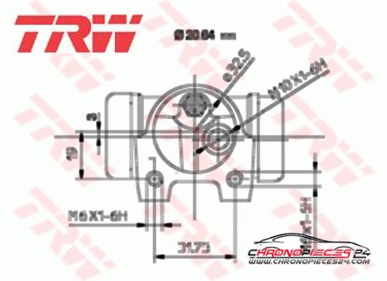 Achat de TRW BWF118 Cylindre de roue pas chères