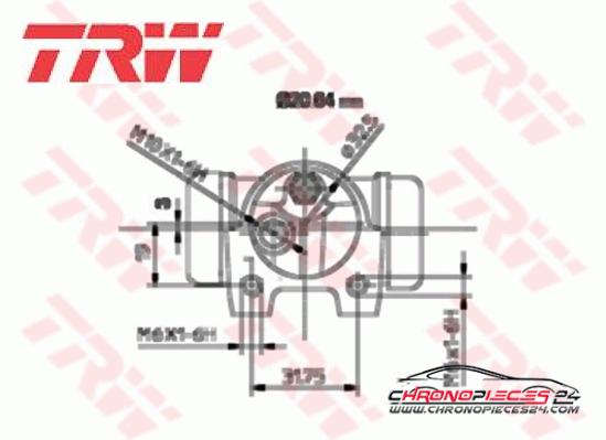 Achat de TRW BWF119 Cylindre de roue pas chères