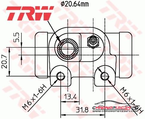 Achat de TRW BWF127 Cylindre de roue pas chères