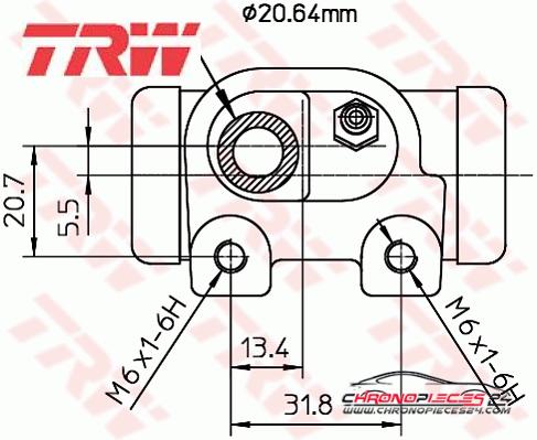 Achat de TRW BWF129 Cylindre de roue pas chères