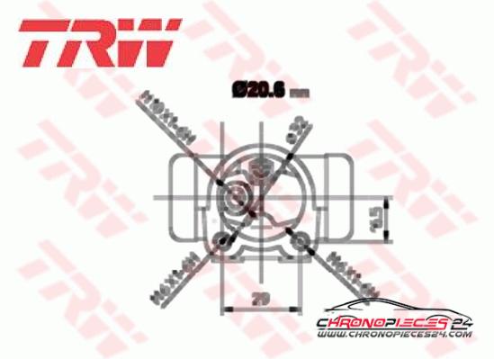 Achat de TRW BWF156 Cylindre de roue pas chères