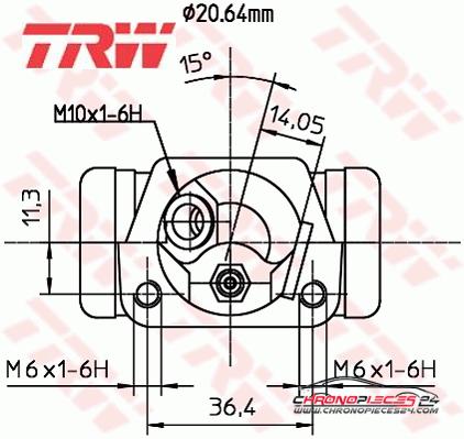 Achat de TRW BWF191 Cylindre de roue pas chères