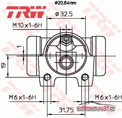 Achat de TRW BWF245 Cylindre de roue pas chères