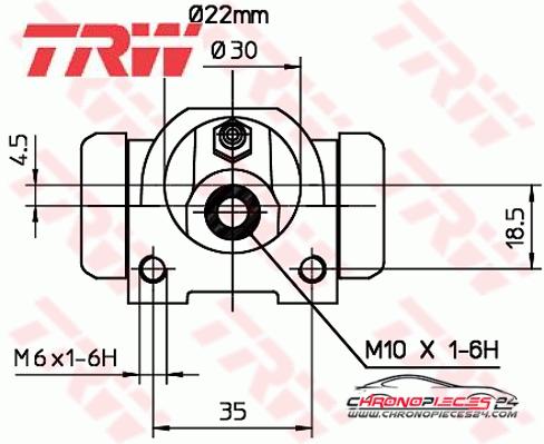 Achat de TRW BWF253 Cylindre de roue pas chères