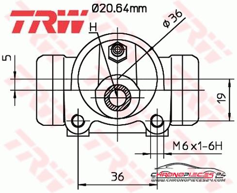 Achat de TRW BWF279 Cylindre de roue pas chères