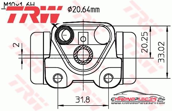 Achat de TRW BWF291 Cylindre de roue pas chères