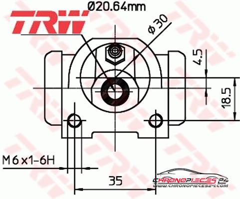 Achat de TRW BWF311 Cylindre de roue pas chères