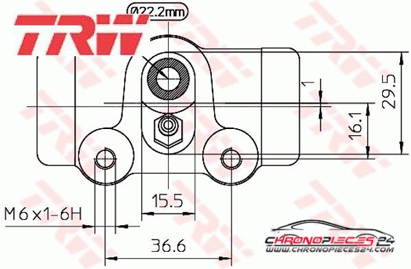 Achat de TRW BWH145 Cylindre de roue pas chères