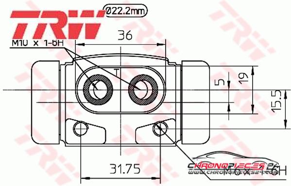 Achat de TRW BWH241 Cylindre de roue pas chères