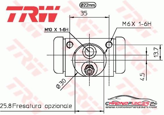 Achat de TRW BWH402 Cylindre de roue pas chères