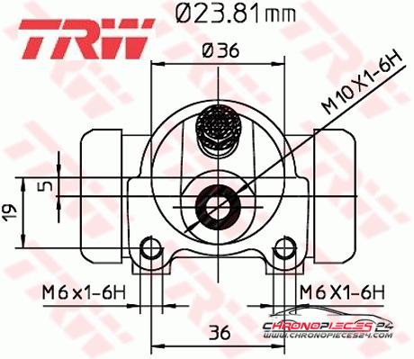 Achat de TRW BWK119 Cylindre de roue pas chères