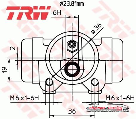 Achat de TRW BWK225 Cylindre de roue pas chères