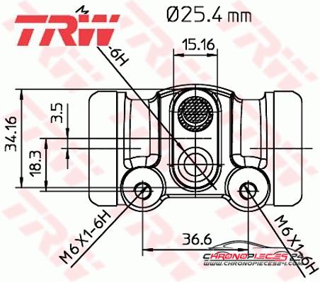 Achat de TRW BWL111 Cylindre de roue pas chères