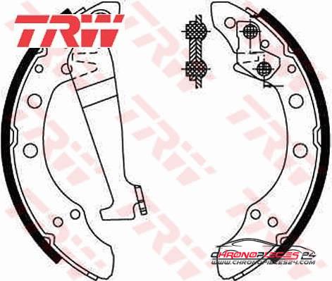 Achat de TRW GS8092 Jeu de mâchoires de frein pas chères