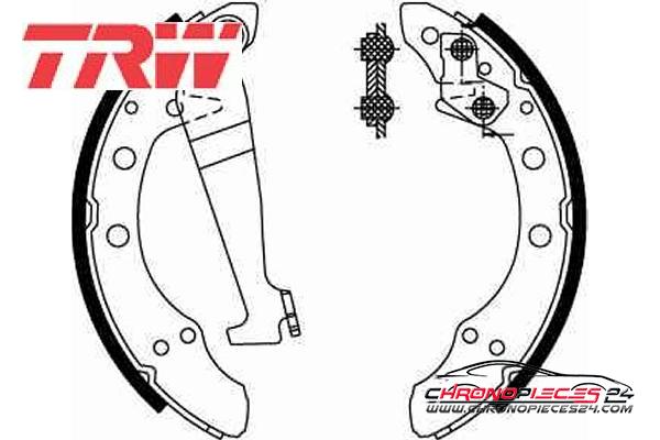 Achat de TRW GS8092 Jeu de mâchoires de frein pas chères