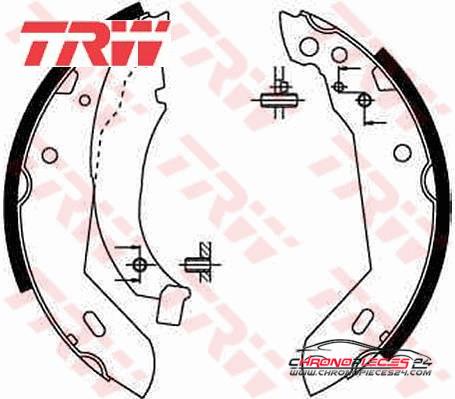 Achat de TRW GS8158 Jeu de mâchoires de frein pas chères