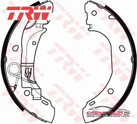 Achat de TRW GS8472 Jeu de mâchoires de frein pas chères