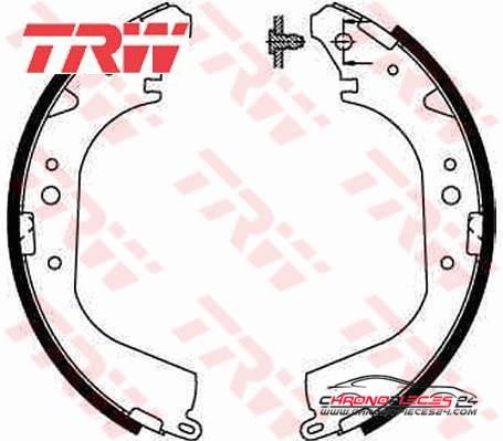 Achat de TRW GS8502 Jeu de mâchoires de frein pas chères