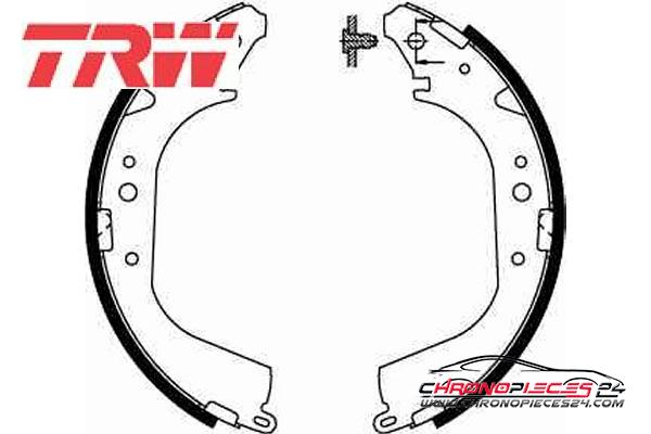 Achat de TRW GS8502 Jeu de mâchoires de frein pas chères