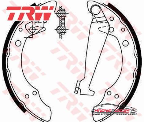 Achat de TRW GS8526 Jeu de mâchoires de frein pas chères