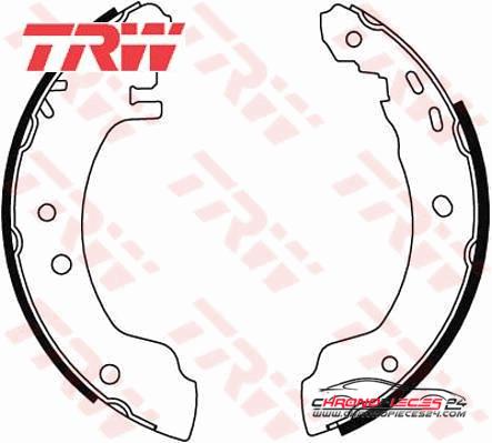 Achat de TRW GS8529 Jeu de mâchoires de frein pas chères