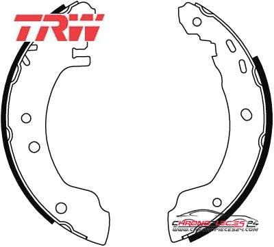 Achat de TRW GS8529 Jeu de mâchoires de frein pas chères