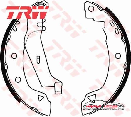 Achat de TRW GS8538 Jeu de mâchoires de frein pas chères