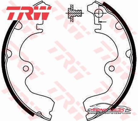 Achat de TRW GS8554 Jeu de mâchoires de frein pas chères