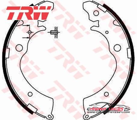 Achat de TRW GS8559 Jeu de mâchoires de frein pas chères