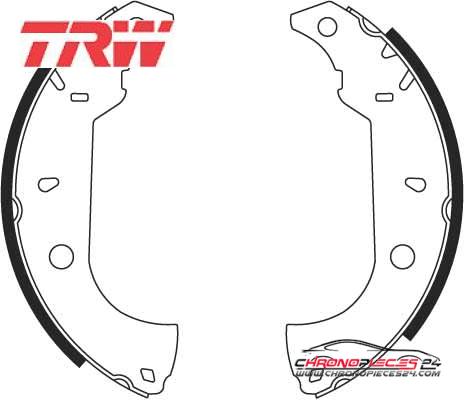Achat de TRW GS8614 Jeu de mâchoires de frein pas chères