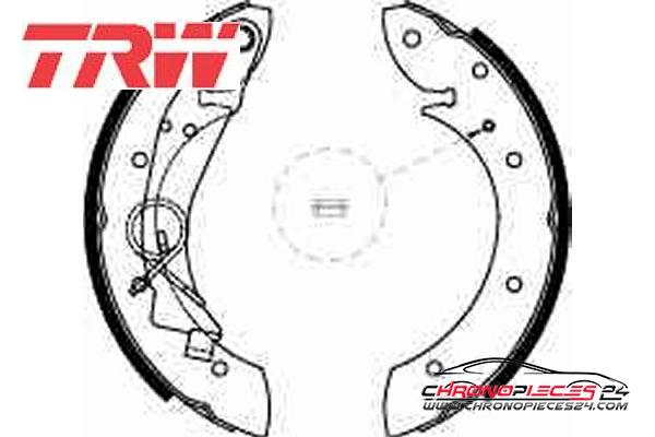 Achat de TRW GS8635 Jeu de mâchoires de frein pas chères