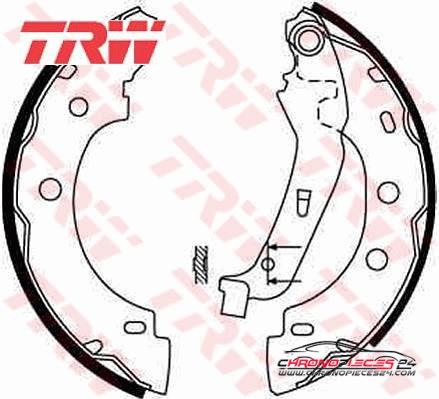 Achat de TRW GS8650 Jeu de mâchoires de frein pas chères