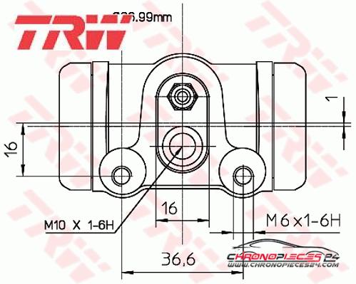 Achat de TRW BWN103 Cylindre de roue pas chères