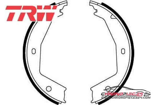 Achat de TRW GS8668 Jeu de mâchoires de frein, frein de stationnement pas chères