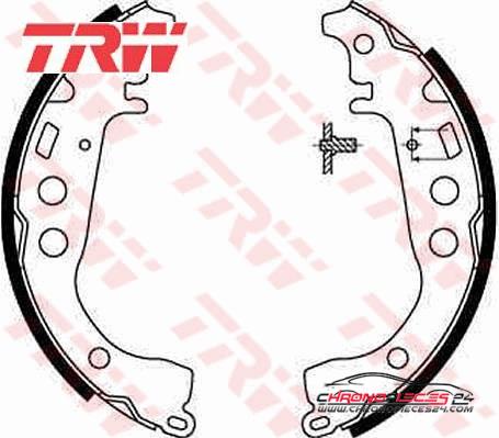 Achat de TRW GS8673 Jeu de mâchoires de frein pas chères