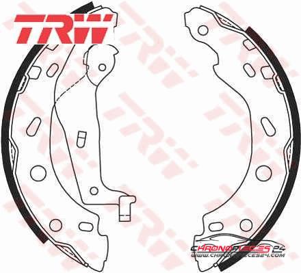 Achat de TRW GS8685 Jeu de mâchoires de frein pas chères