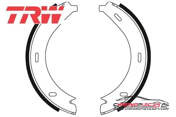 Achat de TRW GS8688 Jeu de mâchoires de frein, frein de stationnement pas chères