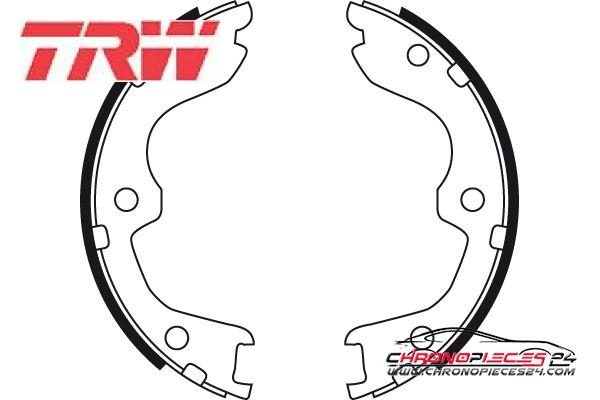 Achat de TRW GS8730 Jeu de mâchoires de frein, frein de stationnement pas chères