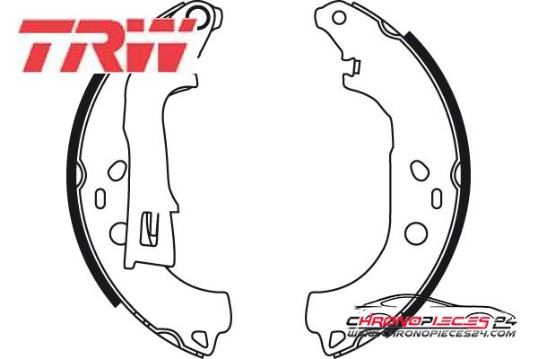 Achat de TRW GS8738 Jeu de mâchoires de frein pas chères