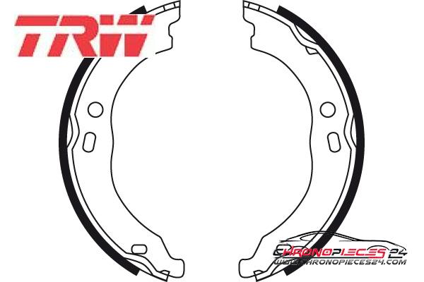 Achat de TRW GS8744 Jeu de mâchoires de frein, frein de stationnement pas chères