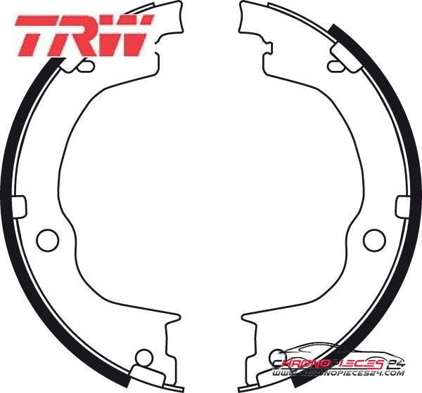 Achat de TRW GS8749 Jeu de mâchoires de frein, frein de stationnement pas chères